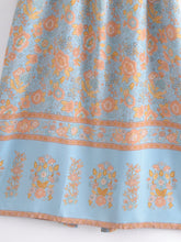 Load image into Gallery viewer, Multi Floral Bohemian Kimono ,Boho Maxi Robe