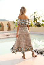 Load image into Gallery viewer, Floral Print , Bohemian Dress,Boho Maxi Dress