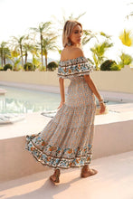 Load image into Gallery viewer, Floral Print , Bohemian Dress,Boho Maxi Dress