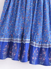 Load image into Gallery viewer, Strap Mini Dress, Boho Dress,Floral Print