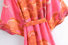 Load image into Gallery viewer, Star and Moon,Bohemian Kimono,Boho Cover-ups