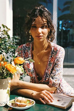 Load image into Gallery viewer, Floral Print Sundress,Boho Dress,Mini Dress