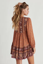 Load image into Gallery viewer, Mini Dress, Boho Sundress,Floral print