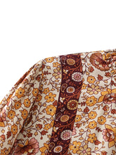 Load image into Gallery viewer, Pink floral print, Bohemian midi dress ,Boho sundress