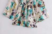 Load image into Gallery viewer, Tie Dye Print , Bohemian Robe,Boho Kimono