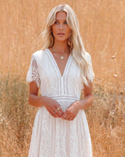 Load image into Gallery viewer, Lace Hollow Out, Bohemian Maxi Dress,Boho Dresses