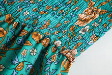 Load image into Gallery viewer, Boho Dress,Off Shoulder Sundress,Beach Midi Dress