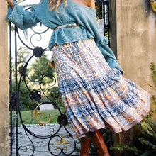 Load image into Gallery viewer, Boho Skirt, Maxi Skirt, Wild Flower