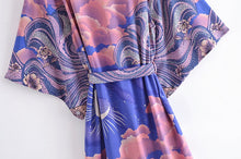 Load image into Gallery viewer, Star and Moon,Bohemian kimono,Boho Cover-ups