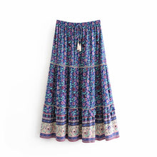 Load image into Gallery viewer, Boho Sets, Maxi Skirt and Tops, Wild Flower