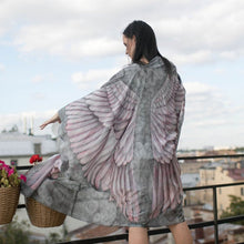 Load image into Gallery viewer, Floral print,Bohemian maxi dress,Boho kimono