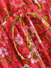 Load image into Gallery viewer, Floral Print,Bohemian Maxi Dress,Boho Sundress