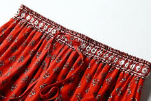 Load image into Gallery viewer, Boho Skirt, Mini Skirt, Wild Flower