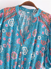 Load image into Gallery viewer, Floral Print,Bohemian Maxi Dress,Boho Sundress