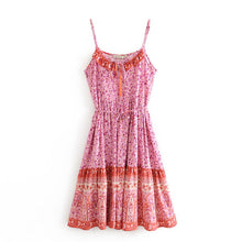 Load image into Gallery viewer, Floral print,mini dress ,Boho dress