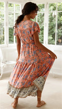 Load image into Gallery viewer, Maxi Dress, Boho Sundress,Floral print