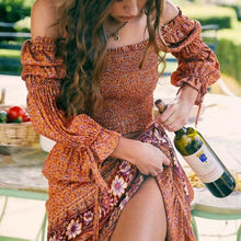 Load image into Gallery viewer, Boho Blouse, Vintage Blouse,Floral print