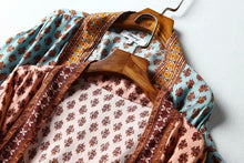 Load image into Gallery viewer, Pink Floral Print,Bohemian Kimono,Boho Robe