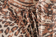 Load image into Gallery viewer, Maxi Dress, Boho Sundress,Leopard Print