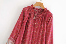 Load image into Gallery viewer, Mini Dress, Boho Sundress,Floral print