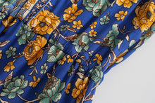Load image into Gallery viewer, Floral Print,Bohemian Mini Dress,Boho Sundress