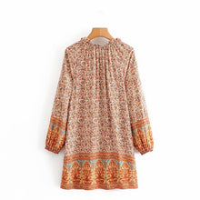 Load image into Gallery viewer, Mini Dress, Boho Sundress,Floral print