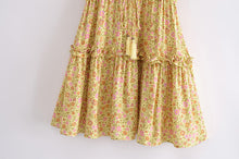 Load image into Gallery viewer, Floral print , Bohemian dress , Boho mini vestidos