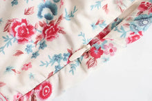 Load image into Gallery viewer, Pink Floral Print,Boho Sundress,Boho Maxi Dress
