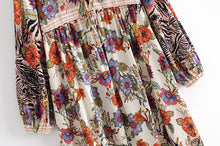 Load image into Gallery viewer, Maxi Dress, Boho Sundress,Floral Print