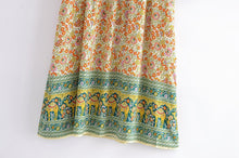 Load image into Gallery viewer, Elaphant Floral,Bohemian Maxi Dress,Boho Dress