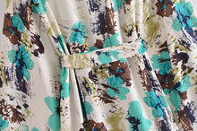 Load image into Gallery viewer, Tie Dye Print , Bohemian Robe,Boho Kimono