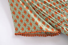 Load image into Gallery viewer, Floral Print,Bohemian Maxi Dress,Boho Dresses Robe