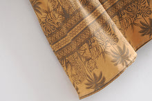 Load image into Gallery viewer, Leopard Floral print ,Boho Maxi Skirt