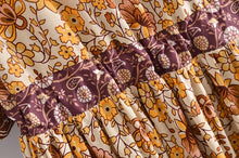 Load image into Gallery viewer, Floral Print , Bohemian Sundress,Boho Maxi Dress