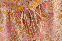 Load image into Gallery viewer, Floral Print,Boho Blouses, Vintage Beach Shirts