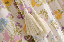 Load image into Gallery viewer, Floral Peacock Printed, Boho Maxi Skirt, Vintage Skirt