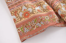 Load image into Gallery viewer, Horse Floral print , Bohemian kimono ,Boho cover-ups