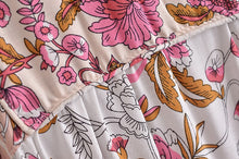 Load image into Gallery viewer, Floral Print ,Bohemian Maxi Dress,Boho Dress