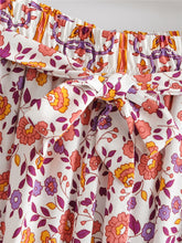 Load image into Gallery viewer, Boho Sets, Pink Floral Print ,Pants and Tops