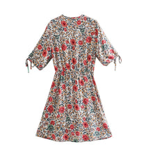 Load image into Gallery viewer, Floral Print Sundress,Boho Dress,Mini Dress