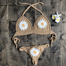Load image into Gallery viewer, Hollow floral Pattern,Bikini Swimsuit,Biquini Swim Beachwear