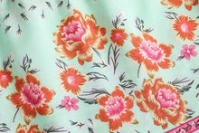 Load image into Gallery viewer, Floral peacock printed ,Boho skirt ,Vintage Maxi skirt