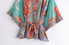 Load image into Gallery viewer, Star And Moon  ,Bohemian  kimono, Boho Cover-ups