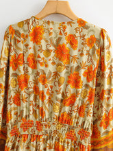 Load image into Gallery viewer, Maxi Dress, Boho Sundress,Floral print