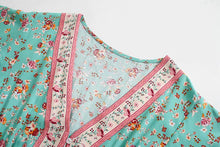 Load image into Gallery viewer, Maxi Dress, Boho Sundress,Floral Print