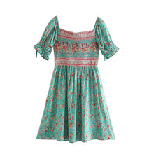 Load image into Gallery viewer, Mini Dress, Boho Sundress,Floral print