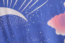 Load image into Gallery viewer, Star and Moon Print Boho Dress,Bohemian Maxi Sundress