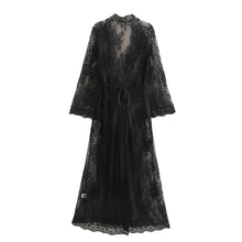 Load image into Gallery viewer, Boho Kimono, Cover-ups Robe,Lace Hollow Out