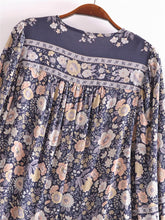 Load image into Gallery viewer, Floral Print ,bohemian Blouse ,Boho Shirts
