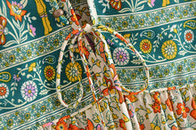 Load image into Gallery viewer, Elaphant Floral,Bohemian Maxi Dress,Boho Dress